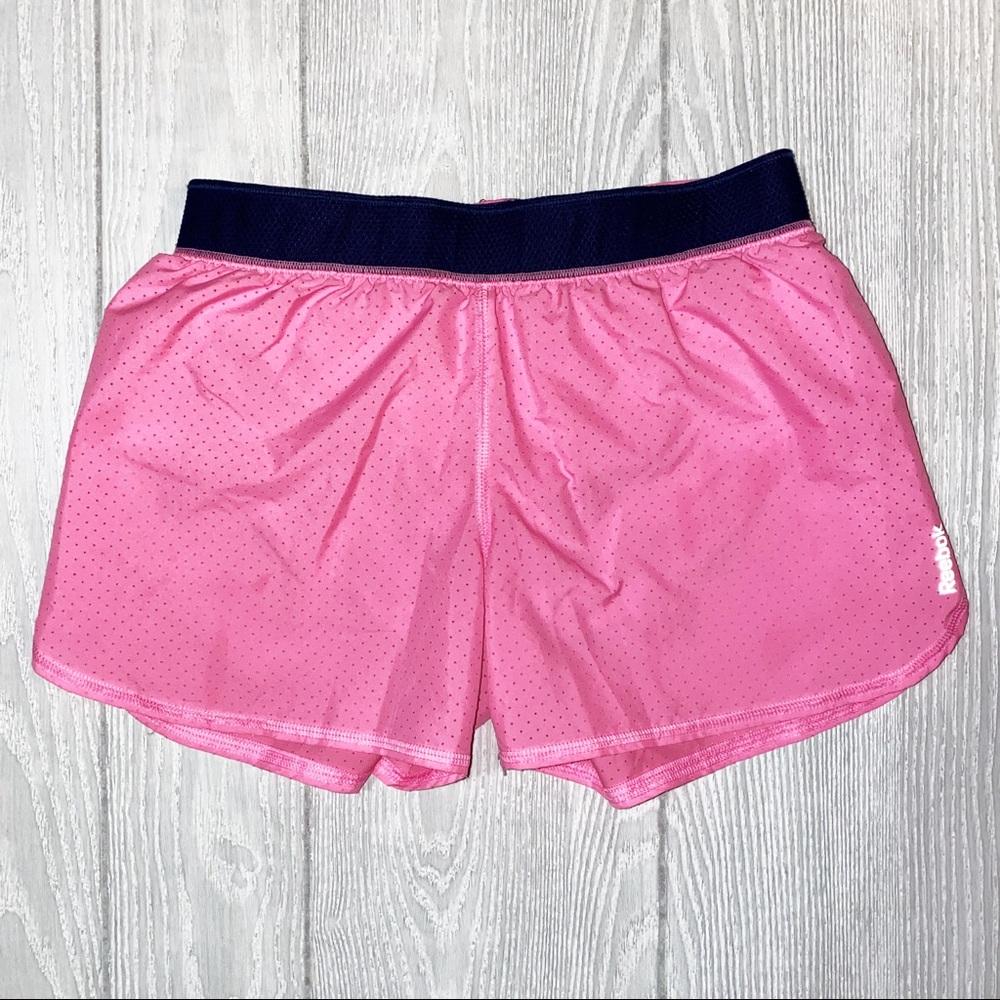 Reebok Shorts Girls Lined Pink Size Medium 10-12